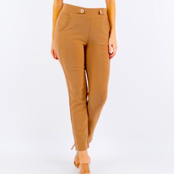 Pants taupe - Picture 1 of 3